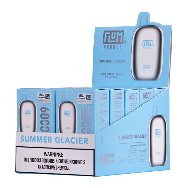 BUY 1 GET 1 FREE Summer Glacier FLUM Pebble | Vape Amazon India Flum