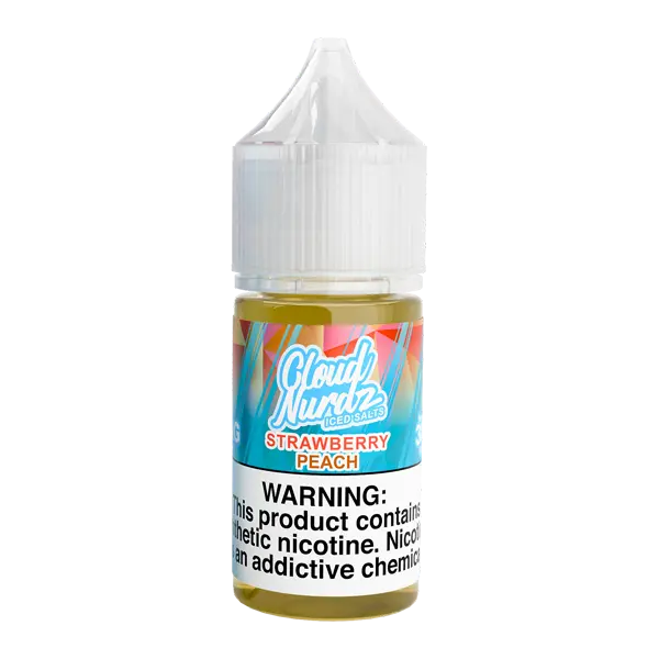 BUY 1 GET 1 FREE Iced Strawberry Peach Cloud Nurdz Salts
