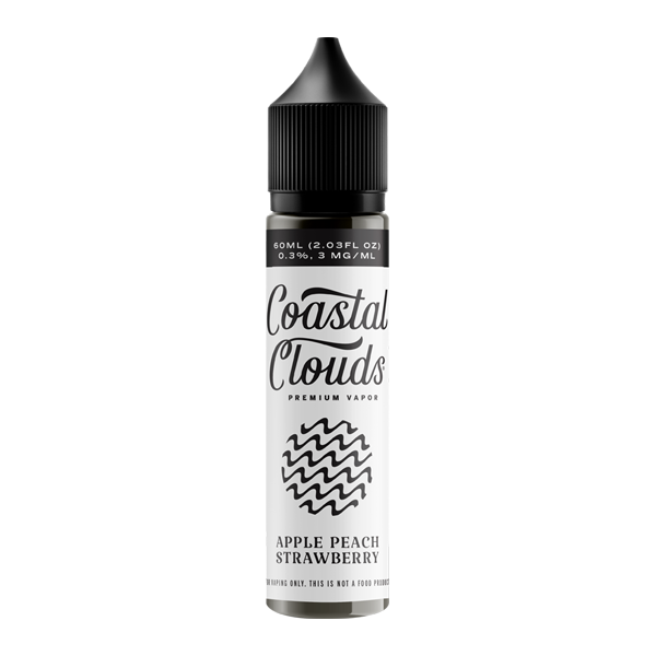 BUY 1 GET 1 FREE Apple Peach Strawberry Coastal Clouds E-Juice