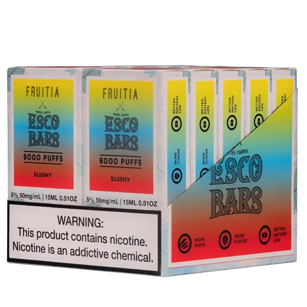 BUY 1 GET 1 FREE Slushy Esco Bar 6000 | Vape Amazon India Esco Bar