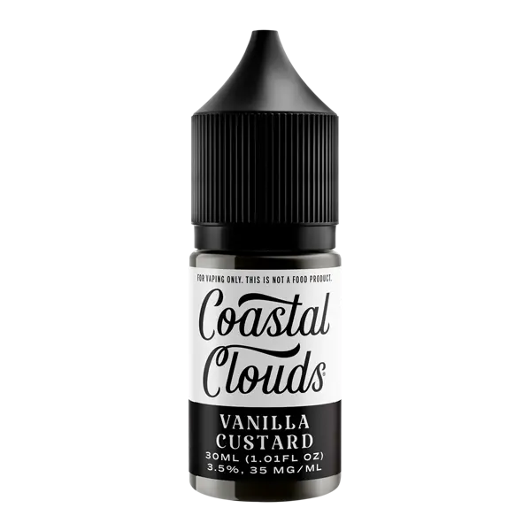 BUY 1 GET 1 FREE Vanilla Custard Coastal Clouds Salt Nic