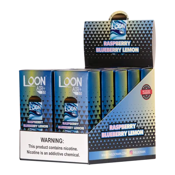 BUY 1 GET 1 FREE Raspberry Blueberry Lemon Loon Air+ | Vape Amazon India Loon