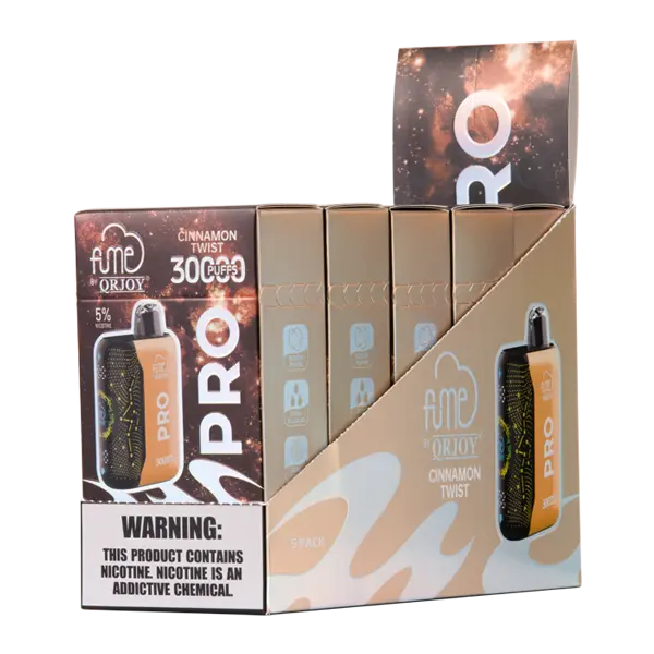 BUY 1 GET 1 FREE Cinnamon Twist Fume PRO 30K | Vape Amazon India Fume
