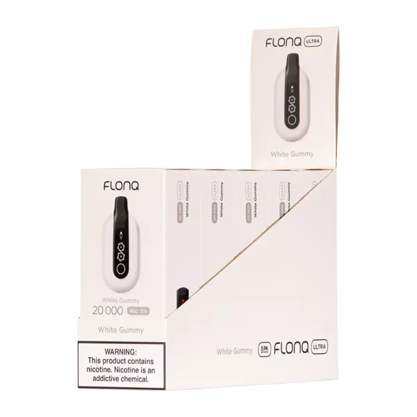 BUY 1 GET 1 FREE White Gummy Flonq Ultra | Vape Amazon India Flonq