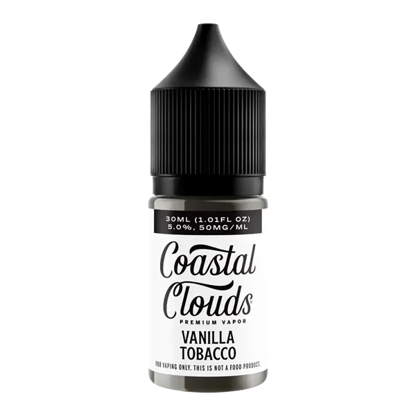 BUY 1 GET 1 FREE Vanilla Tobacco Coastal Clouds Salt Nic