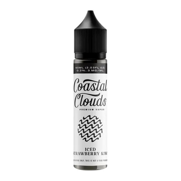 BUY 1 GET 1 FREE Strawberry Kiwi Iced Coastal Clouds E-Juice