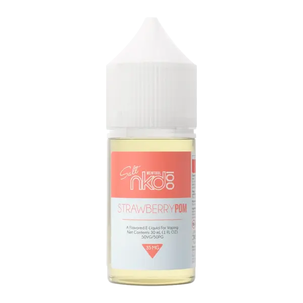 BUY 1 GET 1 FREE Strawberry Pom NKD 100 Menthol Salts