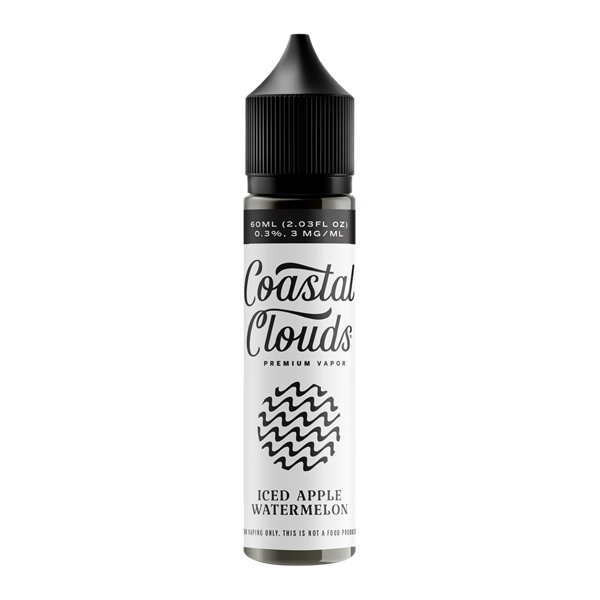 BUY 1 GET 1 FREE Apple Watermelon Iced Coastal Clouds E-Juice