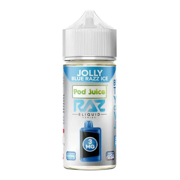BUY 1 GET 1 FREE Jolly Blue Razz Ice RAZ X Pod Juice 100ml