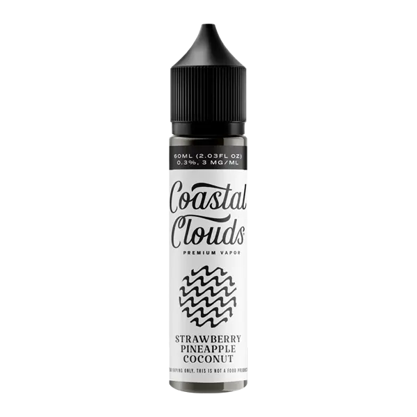 BUY 1 GET 1 FREE Strawberry Pineapple Coconut Coastal Clouds E-Juice