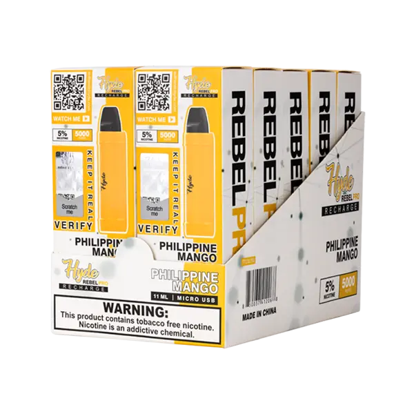 BUY 1 GET 1 FREE Philippine Mango Hyde Rebel Pro | Vape Amazon India Hyde Disposables