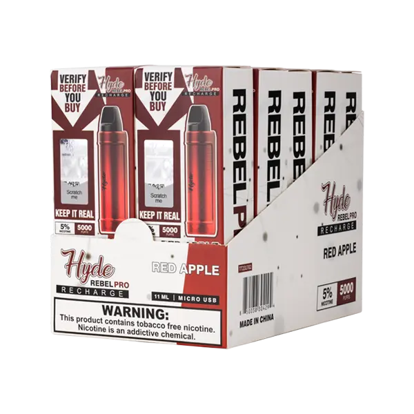 BUY 1 GET 1 FREE Red Apple Hyde Rebel Pro | Vape Amazon India Hyde Disposables