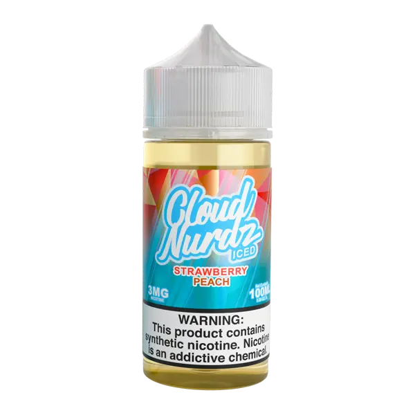 BUY 1 GET 1 FREE Strawberry Peach Cloud Nurdz Iced eJuice