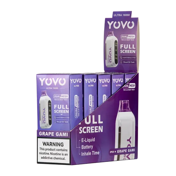 BUY 1 GET 1 FREE Grape Gami YOVO Ultra 18000 | Vape Amazon India Yovo
