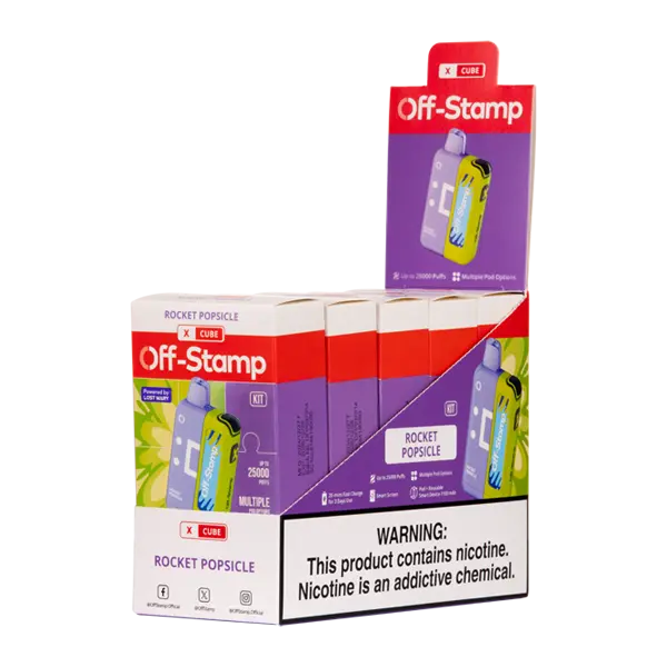 BUY 1 GET 1 FREE Rocket Freeze Off Stamp X-Cube Kit | Vape Amazon India Off Stamp