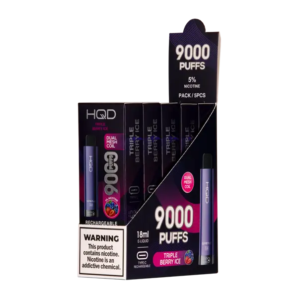 BUY 1 GET 1 FREE Triple Berry Ice HQD Cuvie Plus 2.0 | Vape Amazon India HQD