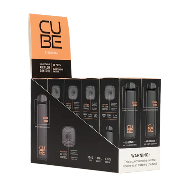 BUY 1 GET 1 FREE Strawnana by Cube | Vape Amazon India Cube