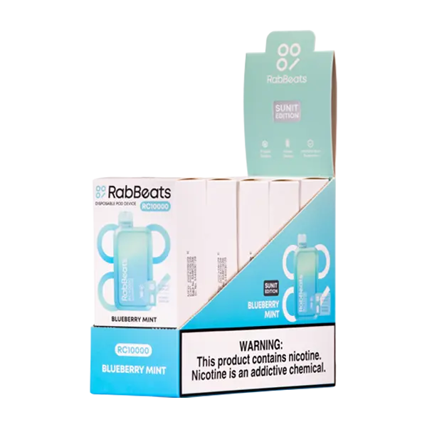 BUY 1 GET 1 FREE Blueberry Mint RabBeats RC10000 | Vape Amazon India RabBeats